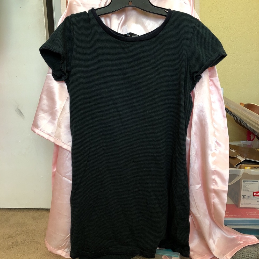 F21 striped T-shirt dress